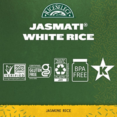 RiceSelect White Jasmati Jasmine Rice In Jar - 32 Oz - Image 2