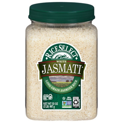 RiceSelect White Jasmati Jasmine Rice In Jar - 32 Oz - Image 1