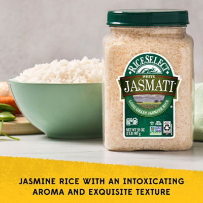 RiceSelect White Jasmati Jasmine Rice In Jar - 32 Oz - Image 4