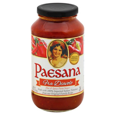 Paesana Pasta Sauce Fra Diavolo Hot & Spicy - 25 Oz - Image 1