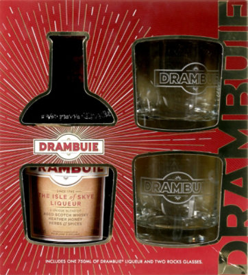 Drambuie Rusty Nail With Glasses - 750 Ml - Image 2
