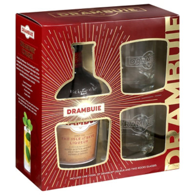 Drambuie Rusty Nail With Glasses - 750 Ml - Image 1