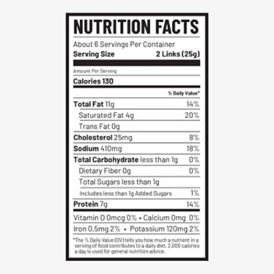 Duke's Original Recipe Smoked Shorty Sausages - 5 Oz - Image 4