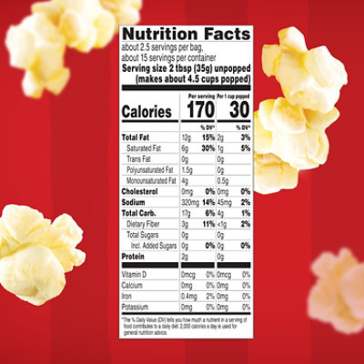 Orville Redenbacher's Butter Microwave Popcorn - 6-3.29 Oz - Image 3