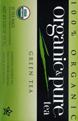 Organic & Pure Green Tea Organic - 18 Count - Image 3