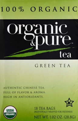 Organic & Pure Green Tea Organic - 18 Count - Image 2