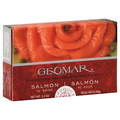 Geomar Gourmet Seafood Salmon in Brine - 3.2 Oz - Image 1