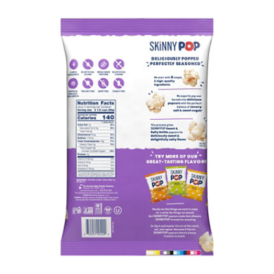 SkinnyPop Sweet and Salty Kettle Popcorn Grocery Size Bag - 5.3 Oz - Image 6