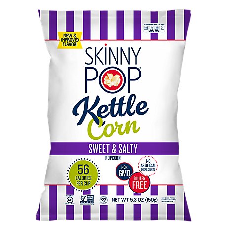 SkinnyPop Sweet and Salty Kettle Popcorn - 5.3 Oz