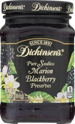 Dickinsons Preserves Pure Seedless Marion Blackberry - 10 Oz - Pavilions