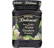 Dickinsons Preserves Pure Seedless Marion Blackberry - 10 Oz
