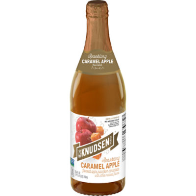 R.W. Knudsen Family Sparkling Caramel Apple Non Alcoholic Juice - 25.4 Oz