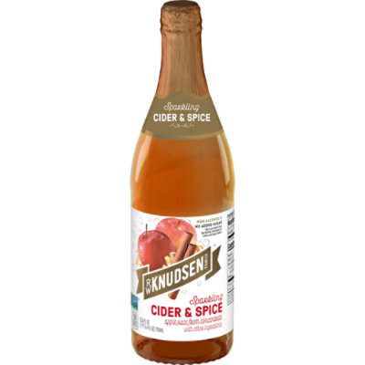 R.W. Knudsen Family Sparkling Cider and Spice Non Alcoholic Juice25.4 Oz