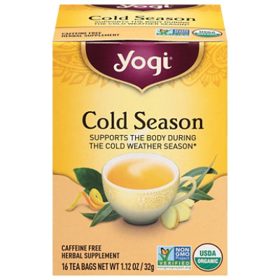 Yogi Herbal Supplement Tea Organic Cold Season - 16 Count - Image 3