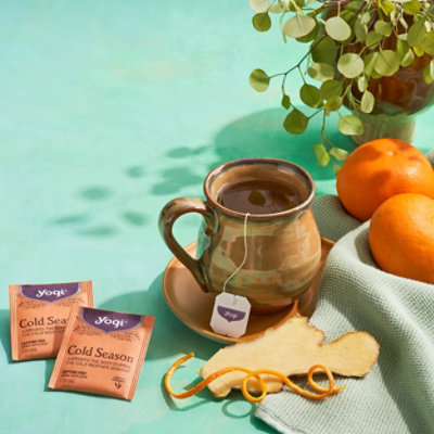 Yogi Herbal Supplement Tea Organic Cold Season - 16 Count - Image 3