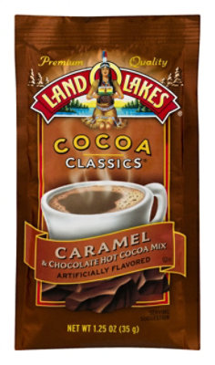 Land O Lakes Cocoa Classics Cocoa Mix Hot Caramel & Chocolate - 1.25 Oz ...