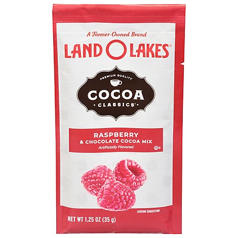 Land O Lakes Cocoa Classics Cocoa Mix Hot Raspberry & Chocolate - 1.25 Oz
