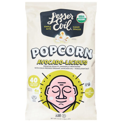 LesserEvil Buddha Bowl Foods Popcorn Avocado-Licious Avocado Oil - 5 Oz - Image 2