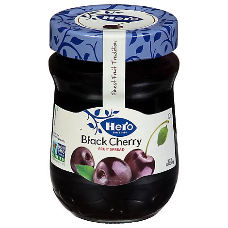 Hero Fruit Spread Premium Black Cherry - 12 Oz
