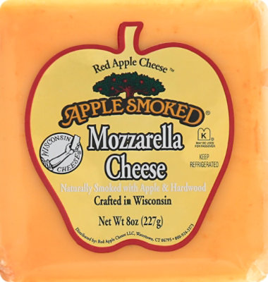 Red Apple Cheese Mozarella Smoked - 8 Oz - Image 2