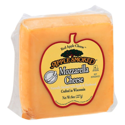 Red Apple Cheese Mozarella Smoked - 8 Oz - Image 1