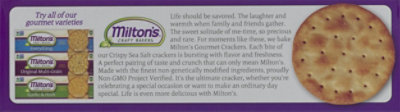 Miltons Craft Bakers Crackers Baked Crispy Sea Salt - 6.7 Oz - Image 2