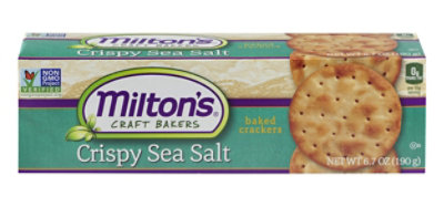 Miltons Craft Bakers Crackers Baked Crispy Sea Salt - 6.7 Oz - Image 6