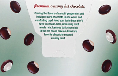 Junior Mints Cocoa Hot Single Serve Premium Creamy Hot Chocolate Mint Flavored 12 Count - 6.5 Oz - Image 3