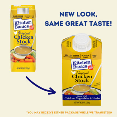 Kitchen Basics Original Chicken Stock Carton - 8.25 Oz - Image 3