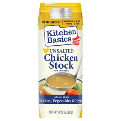 Kitchen Basics Chicken Stock Unsalted 8 25 Fl Oz Pavilions   960151755