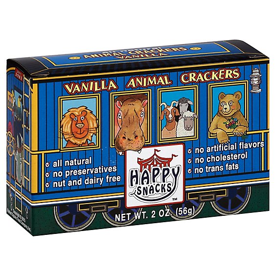 Happy Snacks Crackers Animal Vanilla - 2 Oz