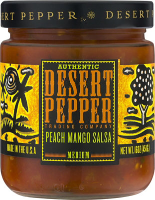 Desert Pepper Salsa Peach Mango Medium Hot Jar - 16 Oz - Image 4