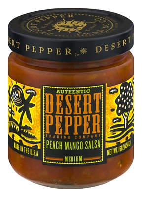 Desert Pepper Salsa Peach Mango Medium Hot Jar - 16 Oz - Image 2