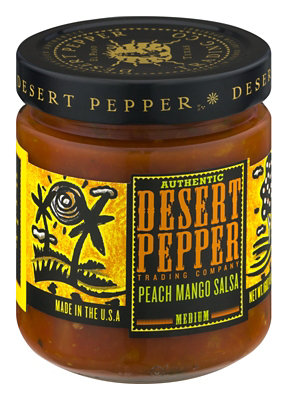 Desert Pepper Salsa Peach Mango Medium Hot Jar - 16 Oz - Image 3