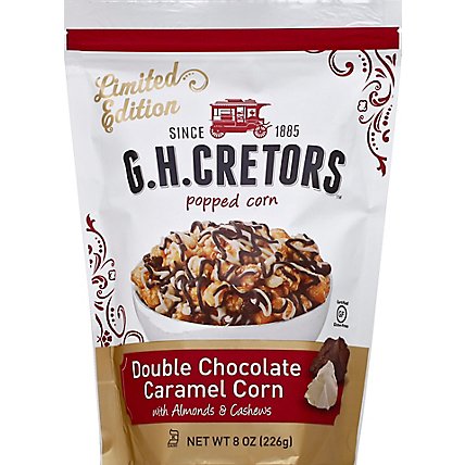 G.H. Cretors Popped Corn Double Chocolate Caramel Color - 8 Oz - Image 2
