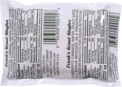 Frank's Sauerkraut Single - 1.5 Oz - Image 6