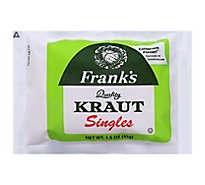 Franks Hot Dog Kraut Single - 1.5 Oz