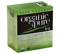 Organic & Pure Organic Tea Bags Green 40 Count - 2.26 Oz