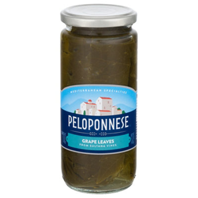 Peloponnese Grape Leaves in Vinegar Brine - 10 Oz - Image 2