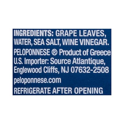 Peloponnese Grape Leaves in Vinegar Brine - 10 Oz - Image 5