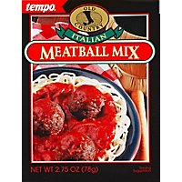 Tempo Old Country Meatball Mix Italian - 2.75 Oz - Image 2