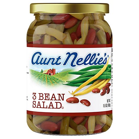 Aunt Nellies Three Bean Salad - 15.5 Oz