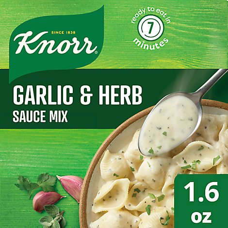 Knorr Sauce Mix Garlic & Herb - 1.6 Oz
