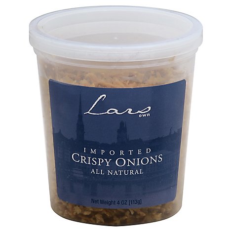 Lars Own Crispy Onions Imported All Natural - 4 Oz