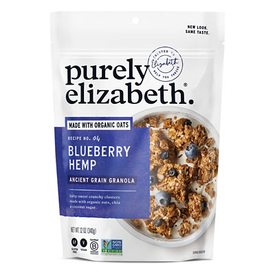 Purely Elizabeth Granola Ancient Grain Blueberry Hemp Pouch - 12 Oz