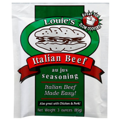 Louies Seasoning Au Jus Italian Beef - 3 Oz - Image 1