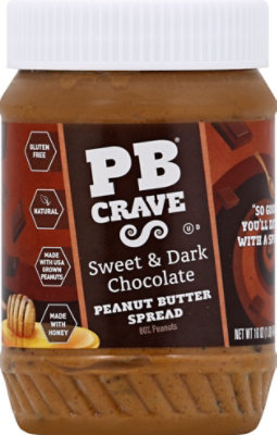 PB Crave Peanut Butter Choco Choco with Honey Sweet & Dark Chocolate ...