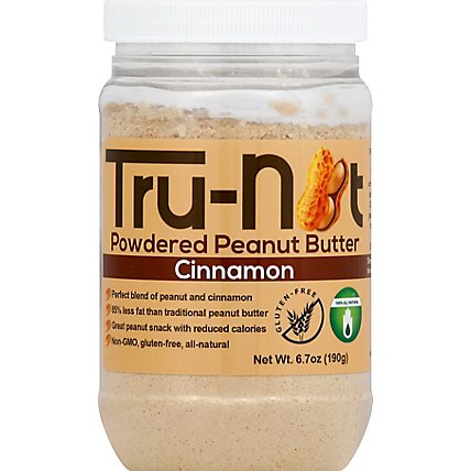 Tru-Nut Peanut Butter Powdered Cinnamon - 6.7 Oz - Image 2