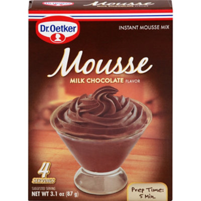 Dr Oetker Mousse Mix Instant Milk Chocolate Flavor - 3.1 Oz - Image 3