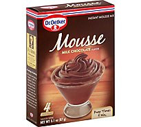 Dr Oetker Mousse Mix Instant Milk Chocolate Flavor - 3.1 Oz